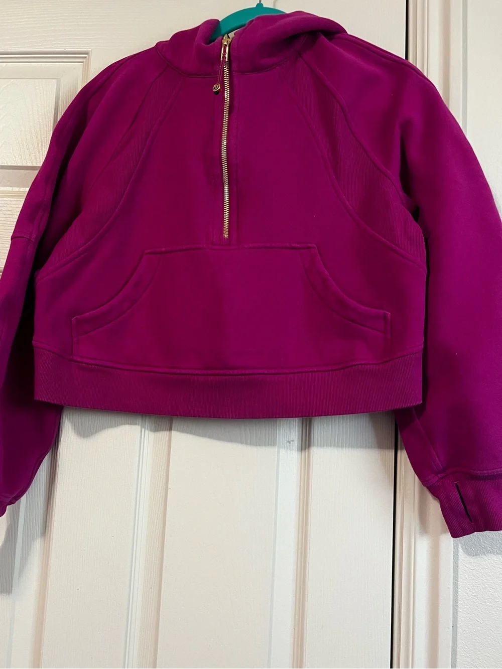 Lululemon Scuba Oversized Cropped Half Zip Hoodie Women’s Size XS/S